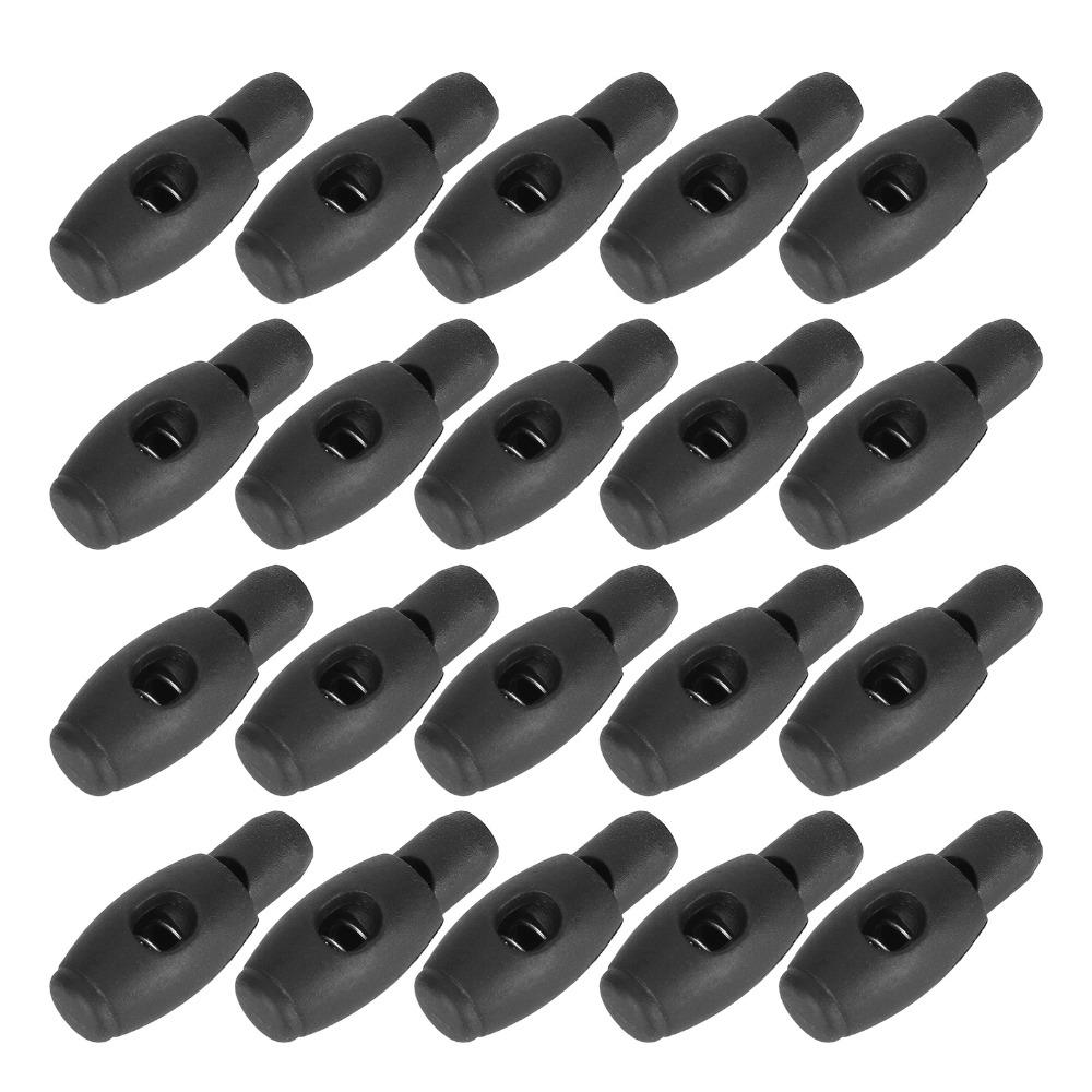 100pcs Single Hole Cord Locks Nylon Rope Buckle Versatile Spring Stopper  Outdoors