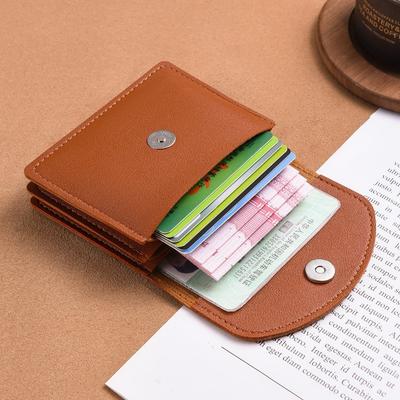 Change Bag Female Simple and Compact Portable Card Bag Two-in-one Multi-function Large-capacity Certificate Storage Small Wallet