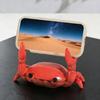 Suporte para Celular Design Garra de Caranguejo 3D Suporte para Celular Decorativo de Mesa Suporte Estável para Visualização Horizontal e Vertical