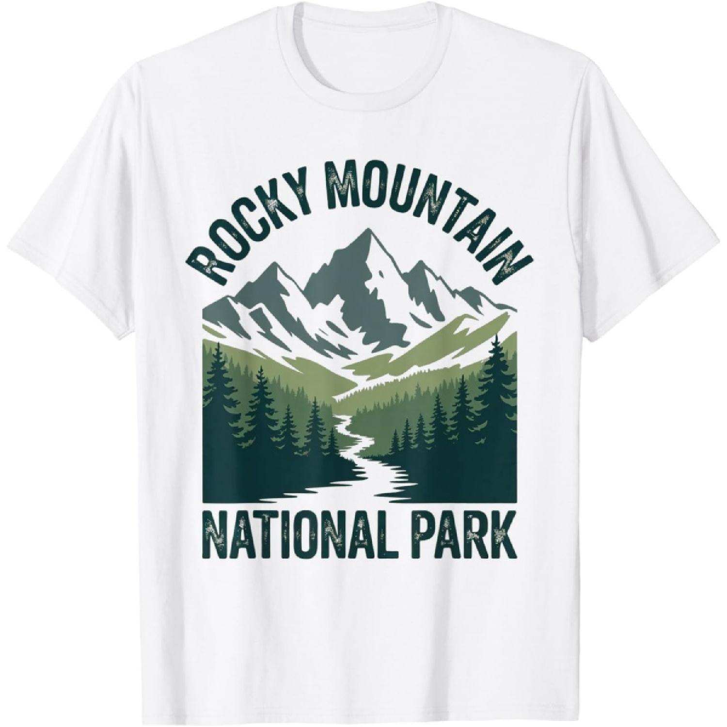 Rocky Mountains National Park Outdoor Rockies National Park T-Shirt XXXXXL белый