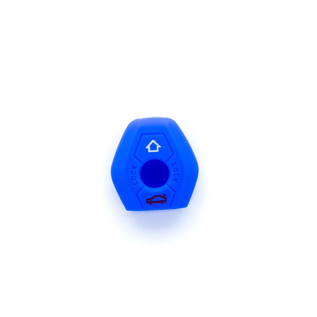 Silicone Key Case Blue For BMW