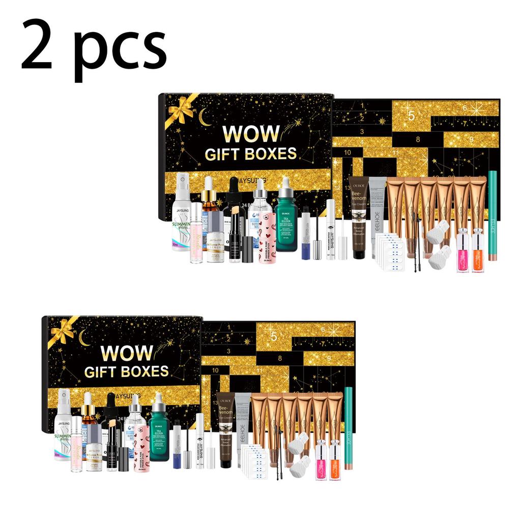 Jaysuing Surprise Girls' Makeup and Skincare Set, Moisturizing and Hydrating, Suitable for Face, 24 Compartments