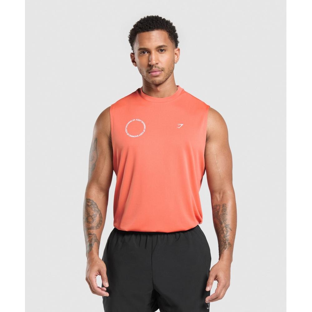 

Gymshark Keep Showing Up Tank Muted Coral A2b9d Kcpq S