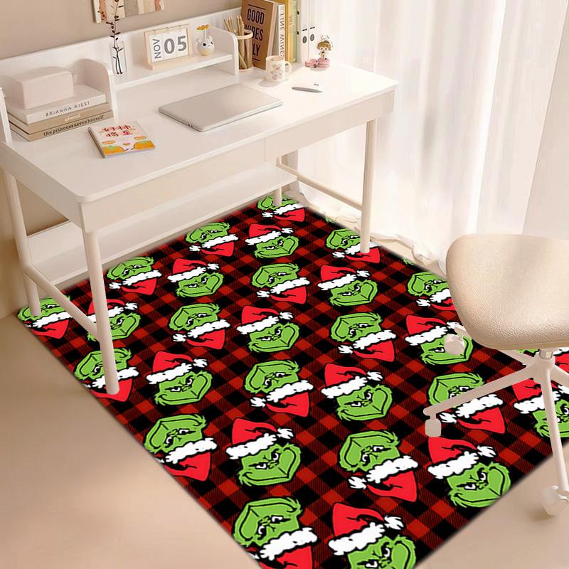 Christmas Gift Comedy Movie How the Grinch Stole Christmas carpet home living room decoration table and chairs anti slip door mat carpet A4