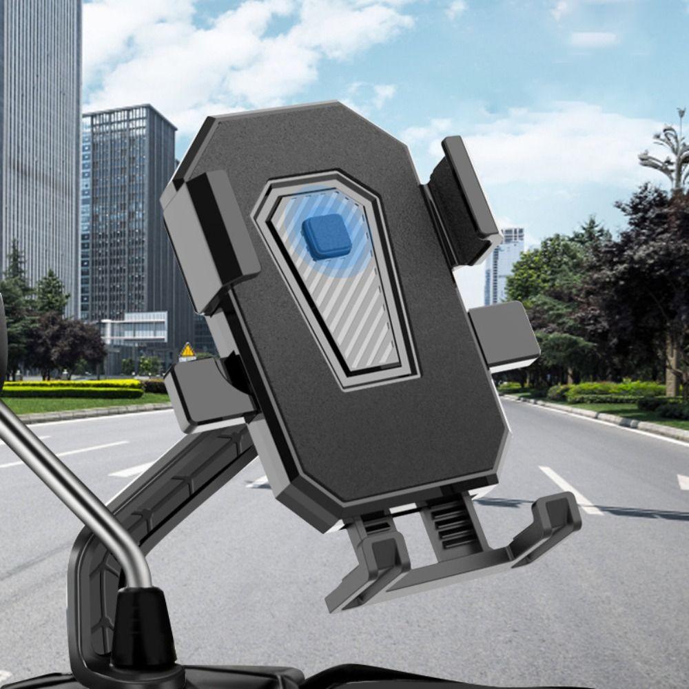 360° Rotatable Motorcycle Bike Phone Holder Adjustable Handle Bar Holder Scooter Phone Clip