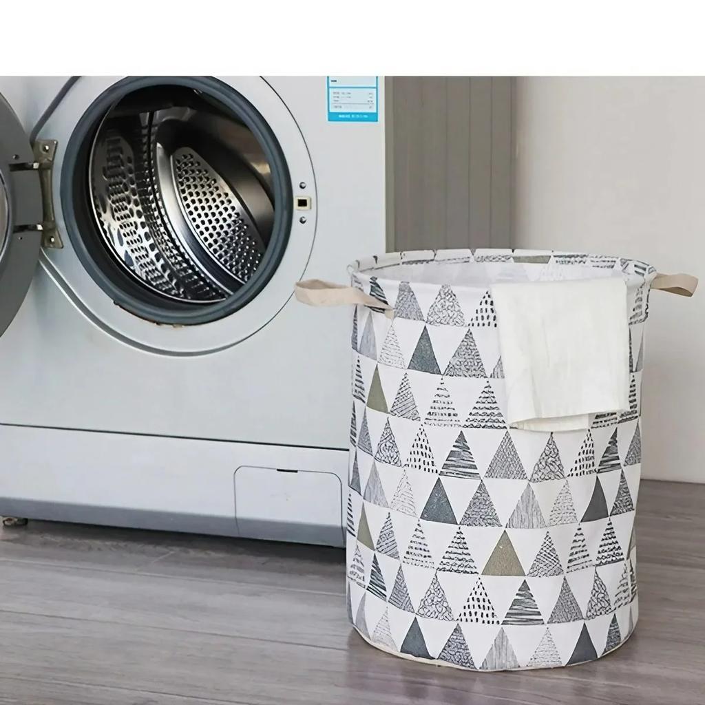 Portable Waterproof Folding Laundry Basket Organizer For Dirty Clothes Storage Bag Home Use 1PC