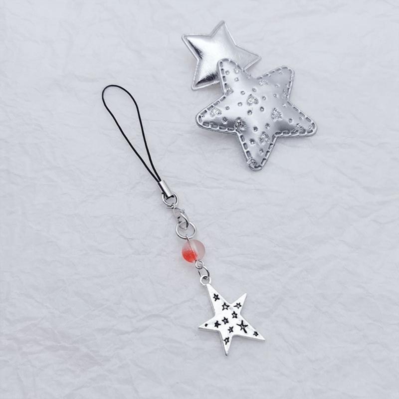 Beaded Phone Strap Phone Chains Women Cellphone Pendant Phone Chains Anti-Lost Lanyard Phone Jewelry for Women Girls