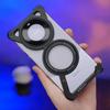Oatsbasf Metal Frameless Phone Case for Huawei Mate 70/70 Pro/70 Pro+ Z Shape Protective Cover with 360° Rotatable Magnetic Ring