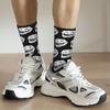 Crazy Design Trol Face Trollface MEME Football Socks Rage Comic Funny Anime Polyester Middle Tube Socks for Women Men