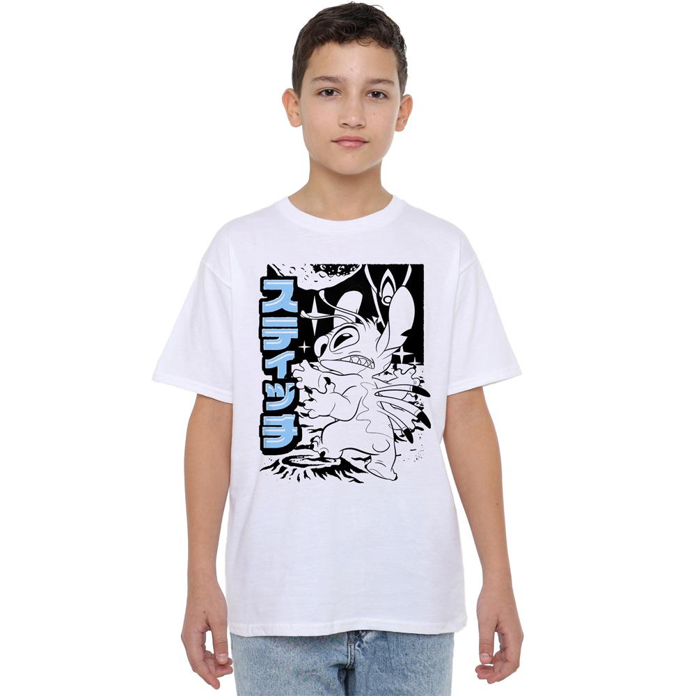 Lilo & Stitch Childrens/Kids Stitch Anime T-Shirt