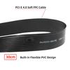 Cavo di Estensione NFHK NGFF M-Key NVME Maschio-Femmina PCI Express 30cm PCI-E 4.0 per Scheda Madre SSD 2230224222602280