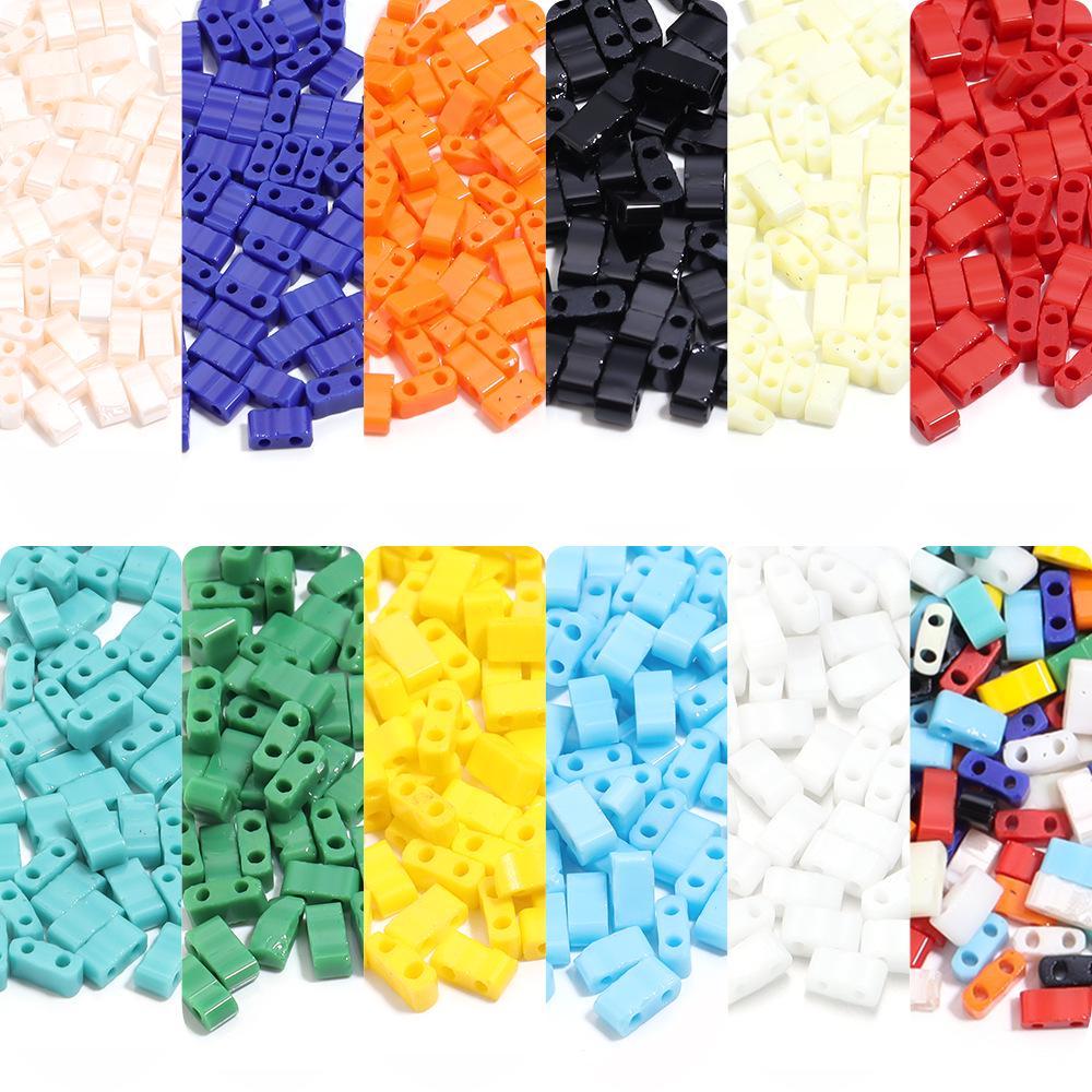 20er-Pack quadratische Kristallglasperlen für DIY-Schmuck