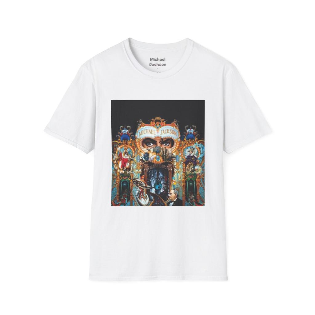 Michael Jackson Dangerous Art T-Shirt | Sugar Skull Illustration