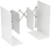 Carl Office Equipment Extendable Bookends, Keeps Documents, A4 Size, and Catalogs Organized, White, ALB-77-W