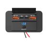 12-24V PD Type-C USB Ports Quick Charger QC3.0 & PD3.0 With Switch Fast Charging USB Power Panel For Motorcycle Car Truck RV