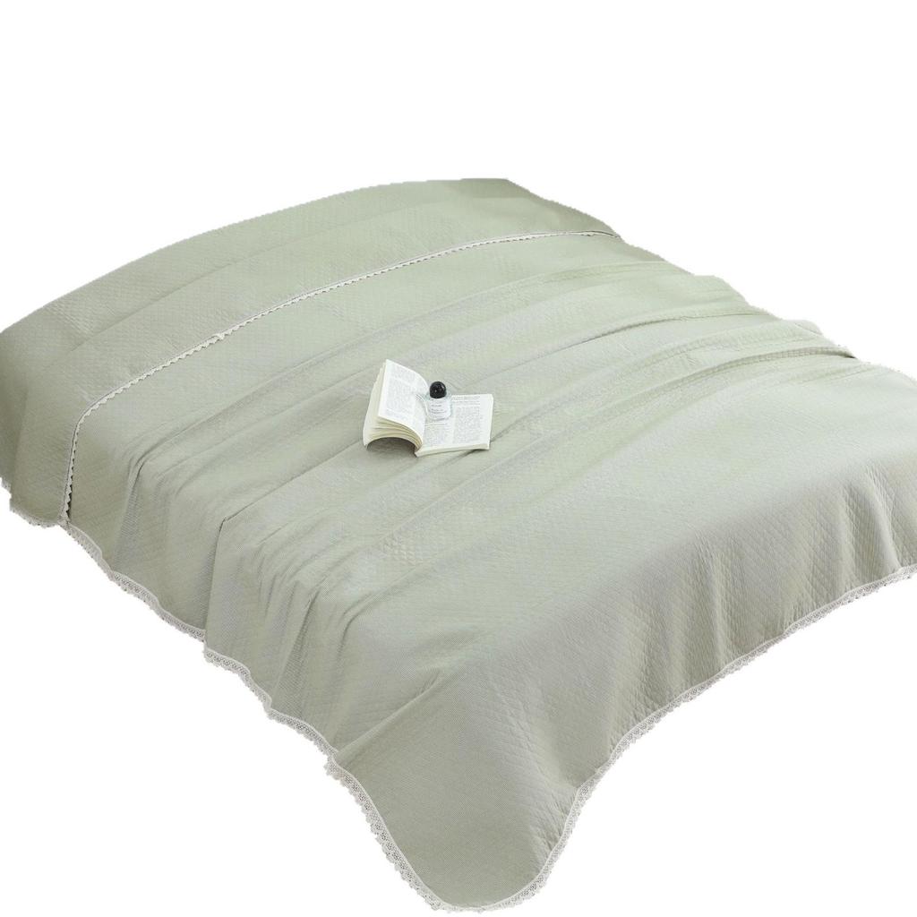 Lace Gauze All-Season Pure Cotton Quilt & Blanket Set for Double Bed