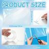 Waterproof PVC Film for Broken Window Car Window Covering Film with Double Side Tape Glass Fix Kit Easy Installation