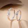 2pcs Couple 925 Sterling Silver Rings Sparkly Zircon for Women and Men Superior Luxury Wedding Jewelry Anniversary Gift