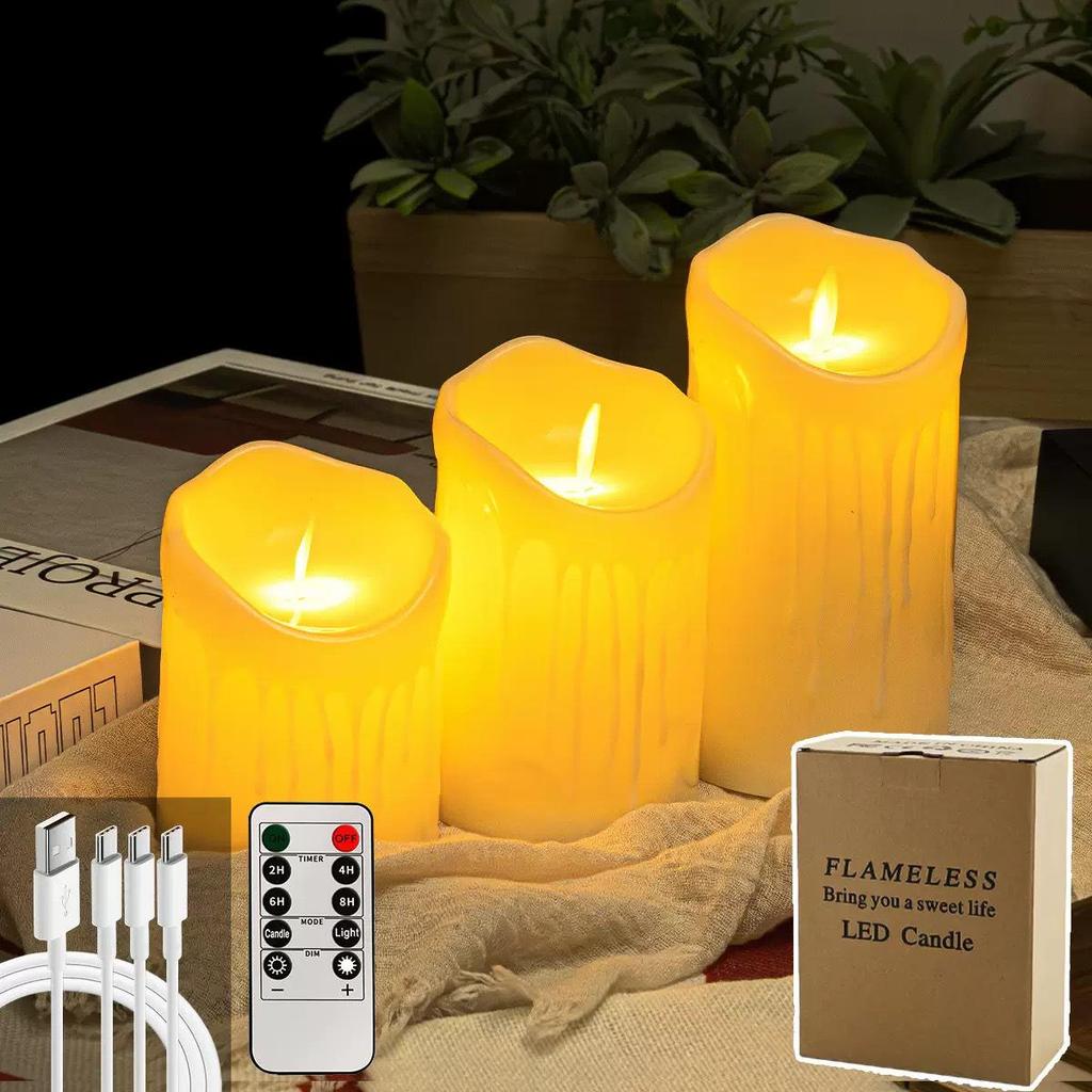 LED Battery Candle Light: Simulated Flame for Birthdays, Romance, Weddings, and Decor