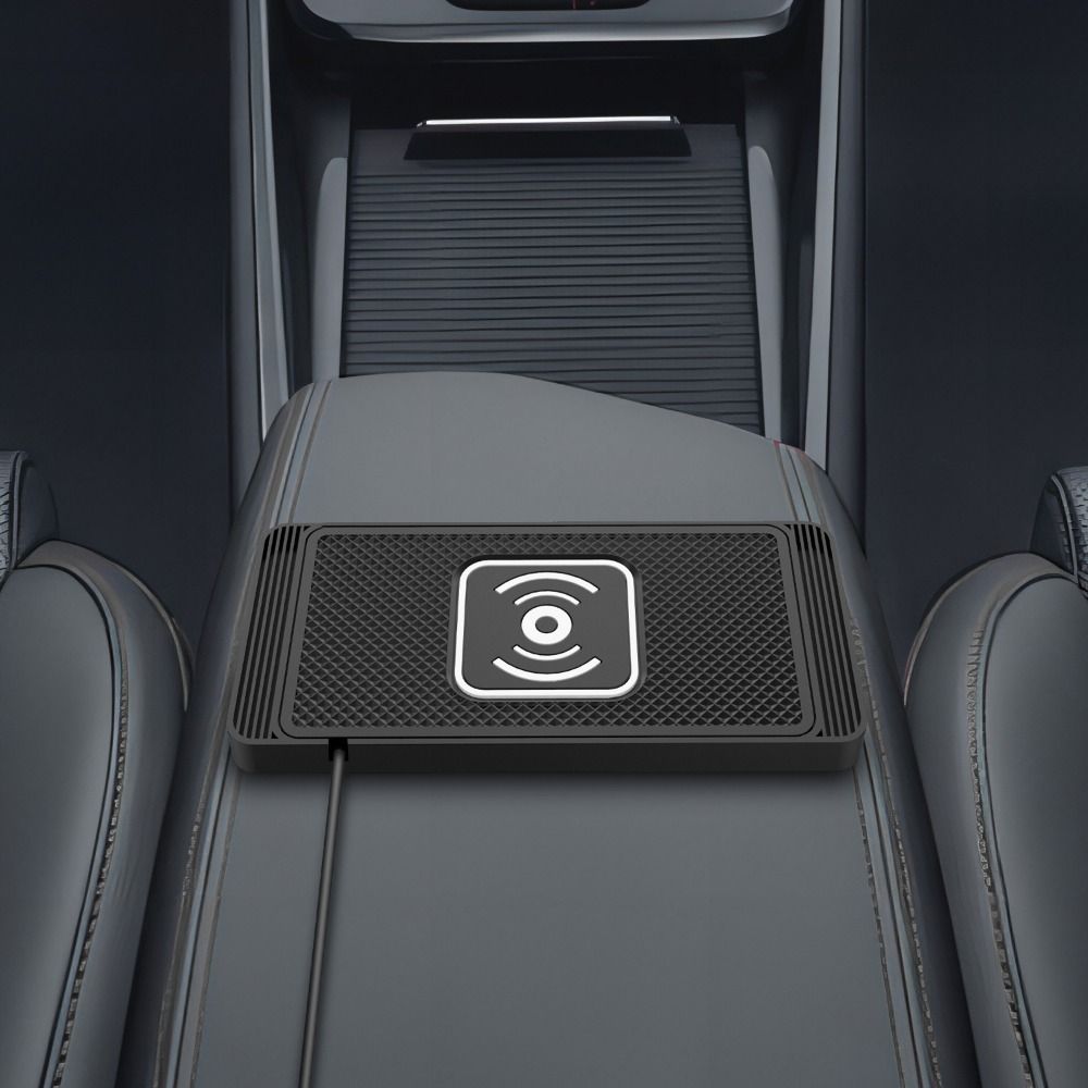 Non-Slip Pad Wireless Car Charger Fast Charging Car Charging Pad Auto Charging Pad  Dashboard Mount