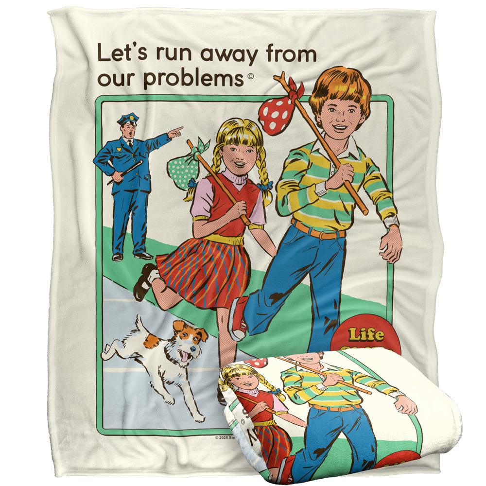 Steven Rhodes Let´s Run Away Soft Touch Blanket