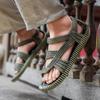 Men's Straw Sandals Mens Casual Shoes Personality Wear-resistant Sandal for Men Outdoor Beach Flip-flop Size Plus 36-45 Zapatos