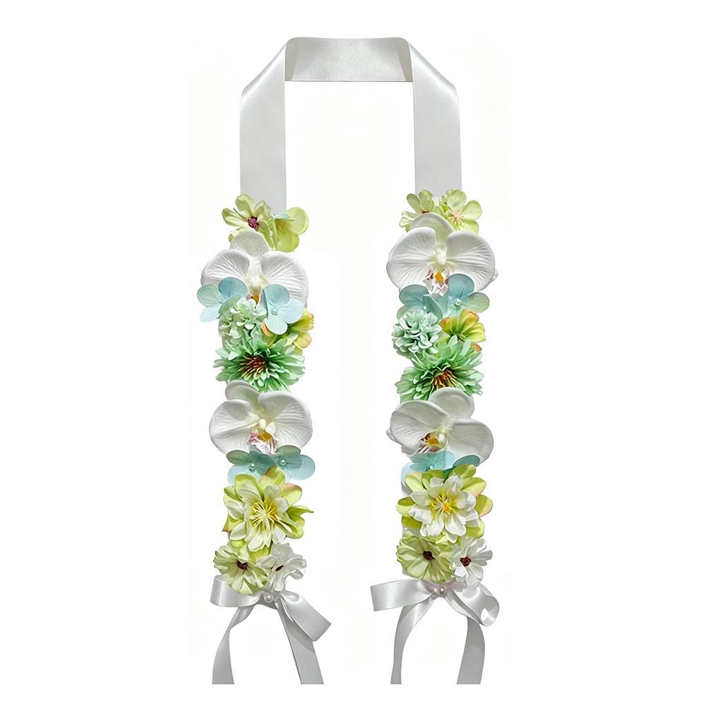 Elegant Style Satin Flower Shawl Artificial Flowers Flower Lei New Floral Sash Wedding