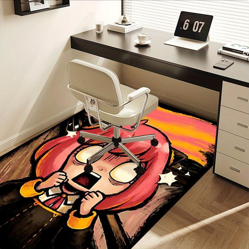 Zero two Charming Anime Chair Mat: Perfect for Home Decor, Office Use, and Gifts - Suitable for Any Room!.1255a