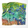 Luxury Brand Women Fashion Oil Painting Scarf  Silk Shawls Scarves Summer Lady Bandanas Foulard Hijab Scarfs For Ladies