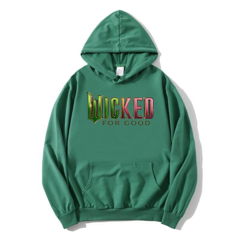 Wicked: for Good The Soundtrack Hoodies Graphic Cynthia Erivo Ariana Grande Sweatshirts Winter Fleece Long Sleeve Pullover Women