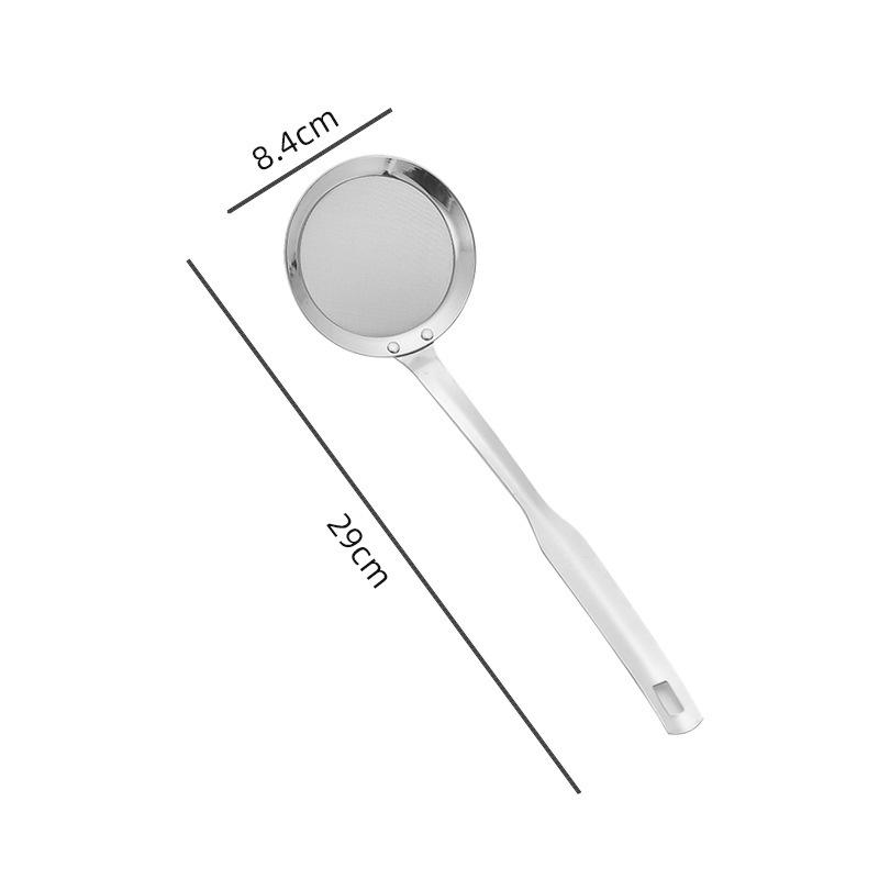 Household Kitchen Oil Skimmer and Grease Filter Spoon with Stainless Steel Mesh