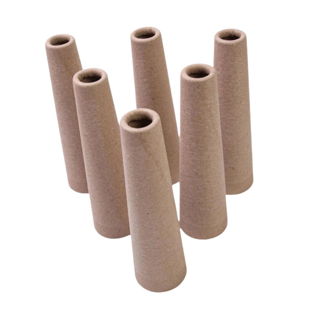 6 Stück Garnwickler Röhre Papierrolle Kartonröhre Wickler Zubehör Garnhalter DIY Bastelbedarf Manuelle Garnkonusröhre