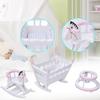 1:12 Doll House Accessories   Furniture     Wooden Horse Stroller Set