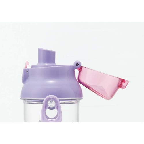 Skater Children's Water Bottle Clear Bottle 480ml Happy & Smile Girls Made In Japan PSB5TR