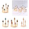 Elegant Wood Jewelry Rings Holder Display Stand Convenient for Wedding Shop Storage Organizers Tray Decoration