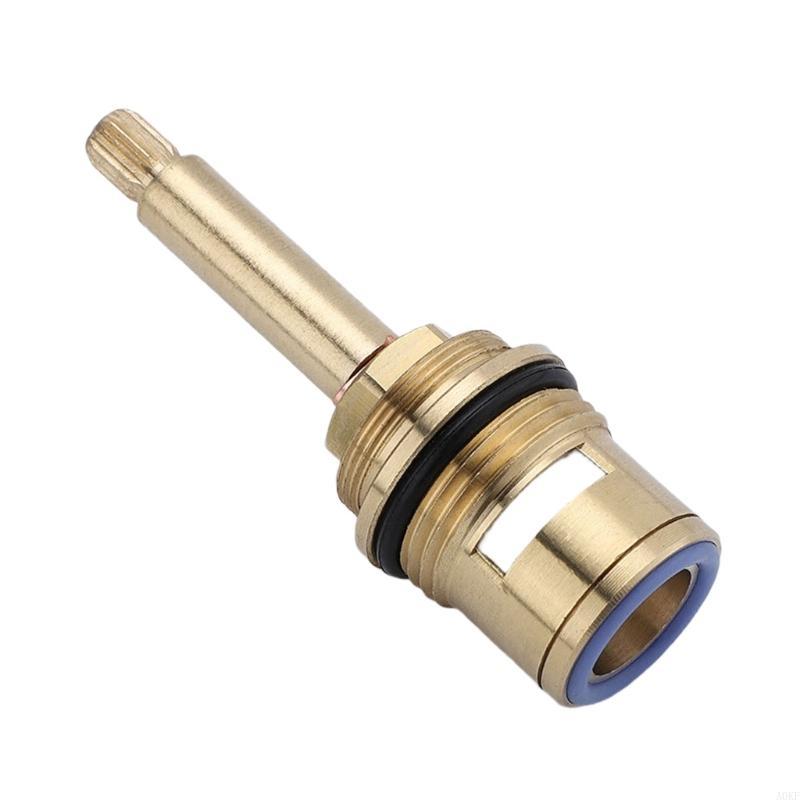 Hot And Cold Water Spool Drips Resistant Faucet Valves Brass Ceramic Stem Disc Cartridges for Washroom Basins Tap A0KF