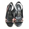TOD’S Sandalen Damen 36.5 23.0-23.5 Schwarz Pink Schleife Pumps(GEBRAUCHT)