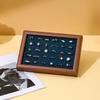Elegant Jewelry Display Tray Convenient Accessories Holder Plate Dustproof Earrings Necklaces Bracelets Organizer