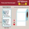Waterproof Self-Adhesive Thermal Label Paper for ePacket Waybills, 100x150 Mm