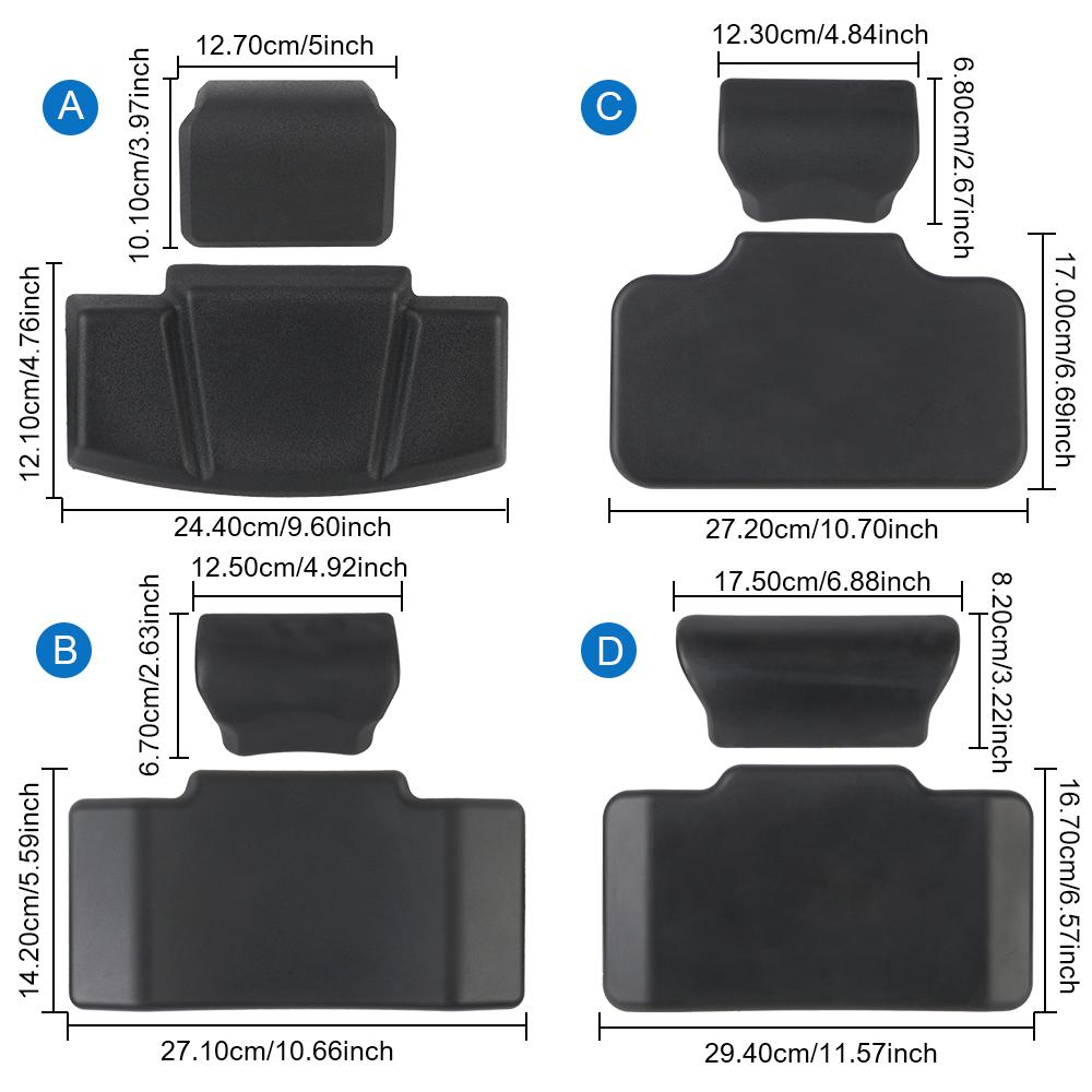 Motorcycle Backrest Pad Premium PU Sponge Covers Passenger Lazyback Protector Rear Case Cushion Motorbike Accessories UniversalGood product