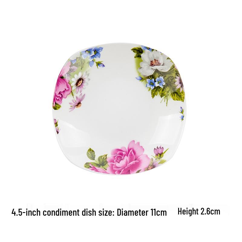 Imperial Concubine 10-inch Porcelain Soup and Serving Plate