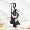 3D French Bulldog Keychain - Cute Dog Figurine for Bags & Cars, Small Gift Pendant