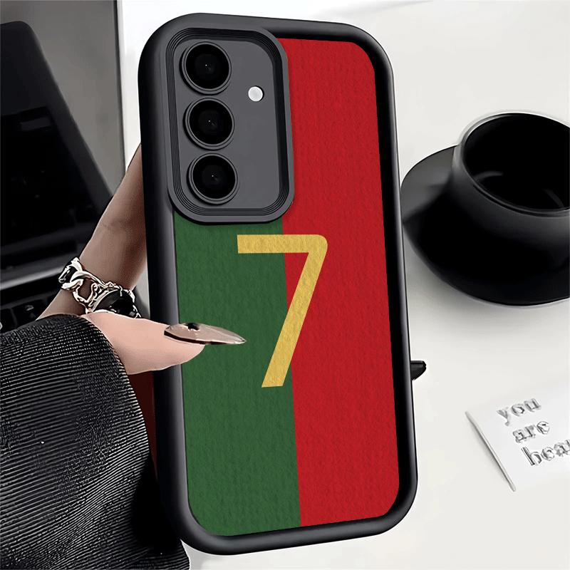 Phone Case for Samsung Galaxy S26 S25 Ultra S24 FE FootBall Number 7 10 19 Shell S23 Plus S22 + S21 S20 5G Soft Silicone Funda
