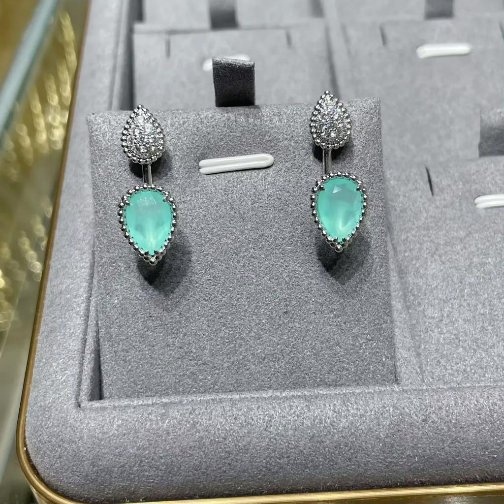 Musla Designer Hot Sale Vintage Earrings for Women Gift Luxury Jewelry Fashion Water Drop Eardrop Pure 925 Sliver Party Ear Stud