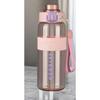 Large Capacity Sports Water Cup, Plastic Cup, Outdoor Fitness with Straw Cup