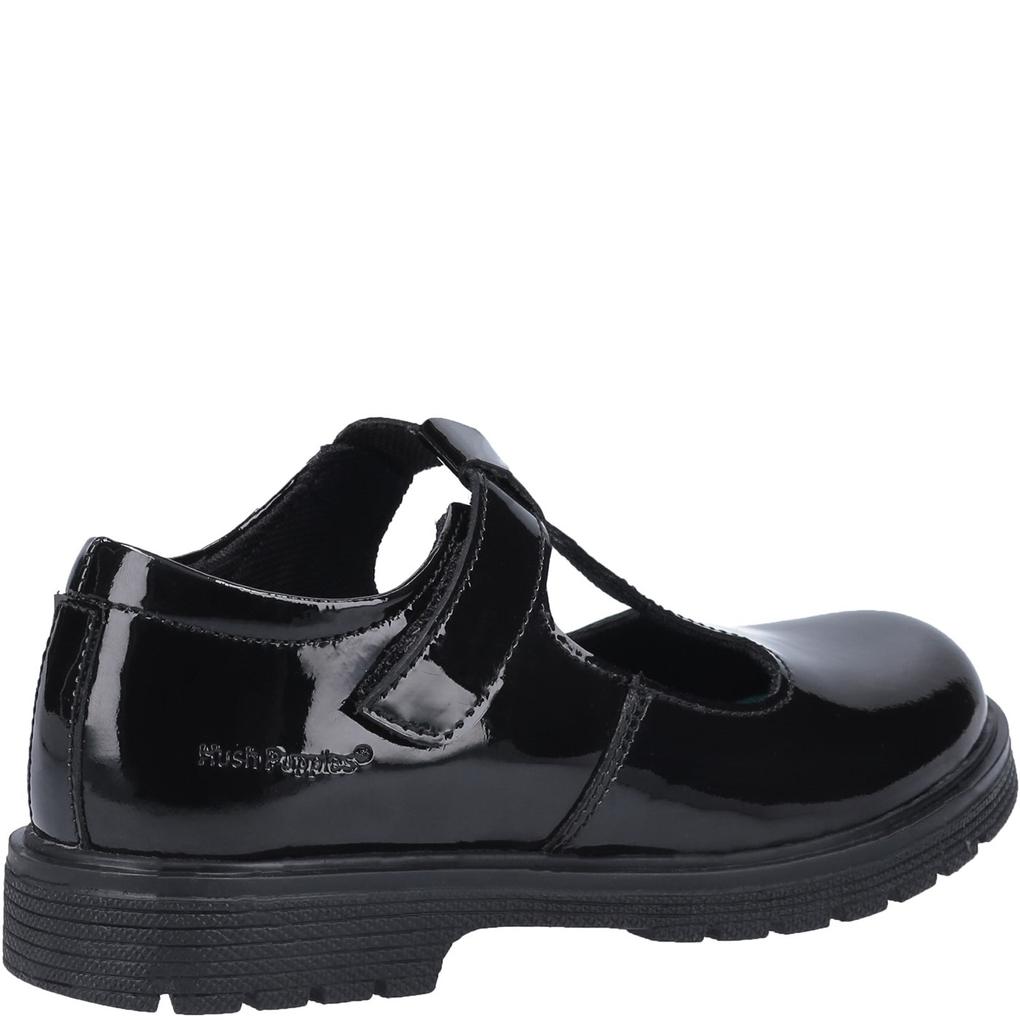 Hush Puppies Girls Gracie Leather School Shoes
