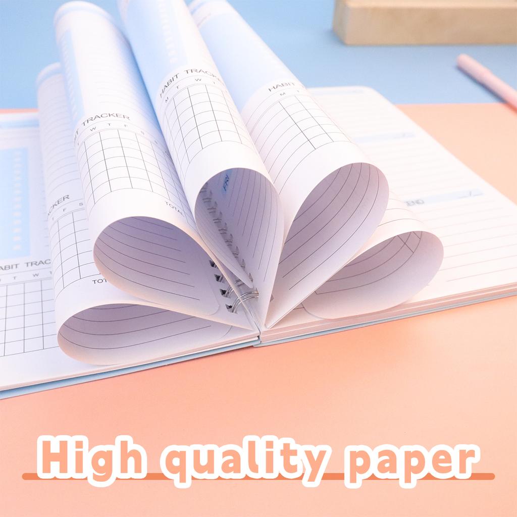 Spirála Notebook 52 týdnů Denně Týdenní Agenda Rozvrhy studentů Papírnictví Kancelář Školní potřeby