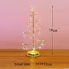 Luminițe de Noapte Decoratiuni de Crăciun Cadouri Brad de Fier Galvanizat LED Cristal Luminos Pom de Crăciun Decor de masă din cristal