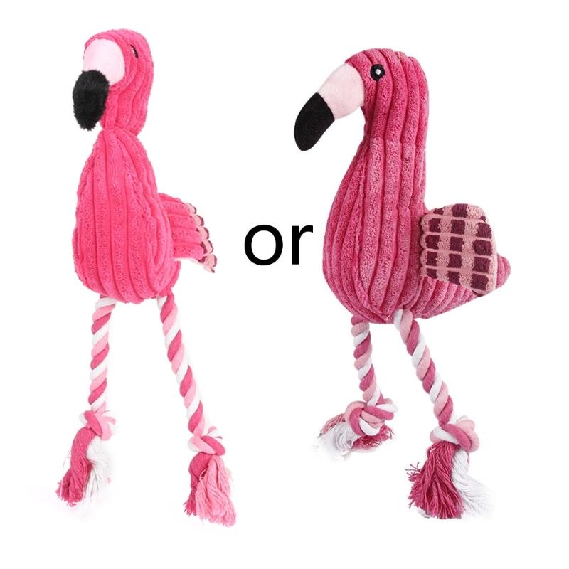 Squeak Toy Cotton Rope Bite Resistant Puppy Toy Funny Accompany Pets Accessories 1