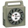 HATAYA NJ-II NJ-101 Cord Reel, Compact, Indoor Use, 100V, 10m Cord, 2.0mm Diameter, Standard Type, Two Outlets, Built-in Pilot Light, Box Type,